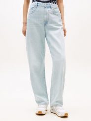 Tommy Hilfiger Dżinsy - Barrel Kobiety Bawełna niebieski, 26-32. Niebieskie jeansy TOMMY HILFIGER, s, bez wzorów. Za 429.95 zł.