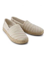 TOMS Espadryle w kolorze kremowym rozmiar: 42,5. Brązowe espadryle Toms, bez wzorów, bez obcasa, bez zapięcia. Za 171.68 zł.