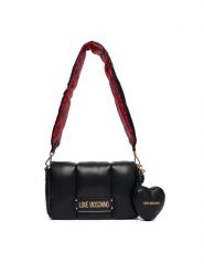 LOVE MOSCHINO Torebka JC4318PP0NKM100A Czarny. Czarne torebki klasyczne Love Moschino, bez wzorów, ze skóry, bez dodatków. Za 759.99 zł.