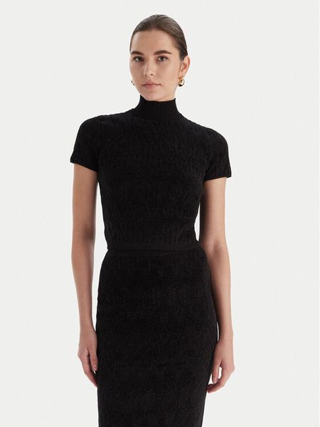 Marciano Guess Sweter 5BGR05 5661Z Czarny Regular Fit. Czarne swetry Marciano Guess, xxl, z aplikacjami, z syntetyku, bez ramiączek. Za 359.99 zł.