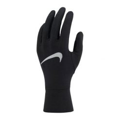 Rękawiczki Damskie Accelerate DriFIT. Czarne rękawiczki Nike, bez wzorów, sportowe. Za 312.99 zł.