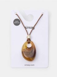 Naszyjnik z zawieszką - wielobarwny. Naszyjniki Sinsay. Za 12.99 zł.