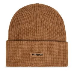 Czapka PINKO. Brązowe czapki Pinko, bez wzorów. Za 389.99 zł.