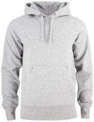 Clique bluza z kapturem Helix z bawełnianej mieszanki – grey melange. Szare bluzy CLIQUE, xl, bez wzorów, z bawełny, z kapturem. Za 307.48 zł.