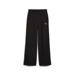 Spodnie Puma Her Hw Straight Fl. Czarne spodnie dresowe Puma, l, bez wzorów, z dresówki. Za 179.99 zł.