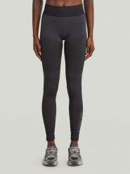 G-Star Legginsy funkcyjne w kolorze czarno-szarym rozmiar: L. Czarne legginsy sportowe G-Star, l, bez wzorów, z materiału, outdoorowe. Za 158.47 zł.