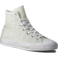 Trampki CONVERSE - Ctas Gemma Hi 555841C Fiberglass/White/Mouse. Zielone trampki Converse, bez wzorów, z gumy, bez zapięcia. W wyprzedaży za 239.00 zł.