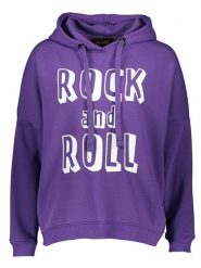 Miss goodlife Bluza "Rock and Roll" w kolorze fioletowym rozmiar: XL. Różowe bluzy miss goodlife, xl, bez wzorów, z bawełny, z kapturem. Za 153.71 zł.
