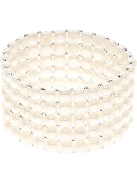 Pearl Addict Bransoletka z perłami w kolorze białym rozmiar: onesize. Białe bransoletki Pearl Addict, z perłą. Za 587.99 zł.
