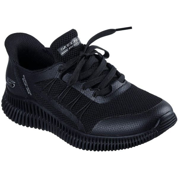 Buty sportowe damskie Skechers Bobs Geo Lite Divine Pace. Czarne obuwie sportowe Skechers, bez zapięcia, trekkingowe, Skechers Sport. Za 299.99 zł.