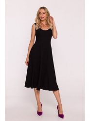 Stylove Sukienka w kolorze czarnym rozmiar: XXL. Czarne sukienki Stylove, xxl, bez wzorów, bez kołnierzyka, bez ramiączek, midi. Za 249.99 zł.