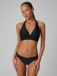 4F Góra od bikini damska - czarna XXL. Czarne szorty 4f, bez wzorów. Za 69.99 zł.