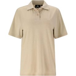 Damska koszulka polo Whistler Vale. Białe koszulki polo Whistler, bez wzorów, bez kołnierzyka, bez ramiączek. Za 172.50 zł.