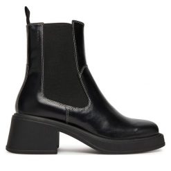 Sztyblety Vagabond Shoemakers. Czarne botki Vagabond Shoemakers, bez wzorów, bez obcasa, na płaskiej podeszwie, bez zapięcia. Za 759.99 zł.
