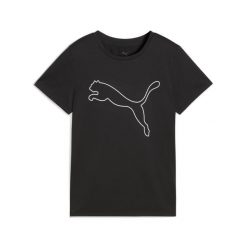 Damska koszulka TAD ESSENTIALS z logo PUMA. Czarne bluzki Puma, l, bez wzorów, sportowe, bez kołnierzyka, bez ramiączek. W wyprzedaży za 89.00 zł.