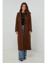 L'armoire de Suzette Płaszcz przejściowy w kolorze brązowym rozmiar: 36. Brązowe płaszcze L'armoire de Suzette, l, bez wzorów, bez kaptura. Za 152.99 zł.