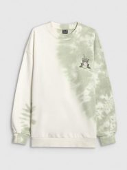 4F Bluza dresowa loose bez kaptura damska - zielona L. Zielone bluzy 4f, l, bez wzorów, z bawełny, bez kaptura. Za 199.99 zł.