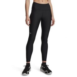 Legginsy fitness damskie Under Armour. Legginsy Under Armour, l, bez wzorów, z materiału, z podwyższonym stanem, długie. Za 239.99 zł.