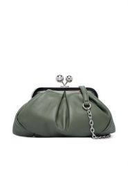 Weekend Max Mara Torebka Prati 2625516114600 Zielony. Zielone torebki klasyczne Weekend Max Mara, bez wzorów, ze skóry, bez dodatków. Za 1,339.00 zł.