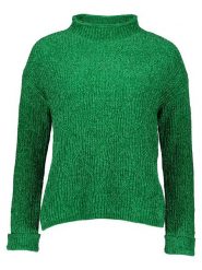 Street One Sweter w kolorze zielonym rozmiar: 40. Zielone swetry Street One, bez wzorów, bez ramiączek. Za 123.25 zł.