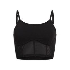 Biustonosz dla kobiet Superdry Sport Tech. Czarne bielizna sportowa Superdry, bez wzorów. W wyprzedaży za 157.30 zł.