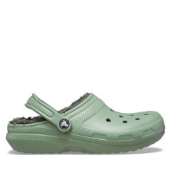 Klapki Crocs. Szare klapki Crocs, bez wzorów, bez obcasa. Za 239.99 zł.