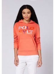 Polo Sylt Bluza w kolorze pomarańczowym rozmiar: XL. Pomarańczowe bluzy Polo Sylt, xl, bez wzorów, z bawełny, z kapturem. Za 132.05 zł.