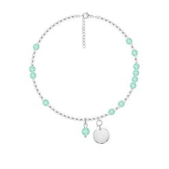 Bransoletka Planets z kamieniami i posrebrzanym medalikiem. Żółte bransoletki Lilou, posrebrzane. Za 288.00 zł.