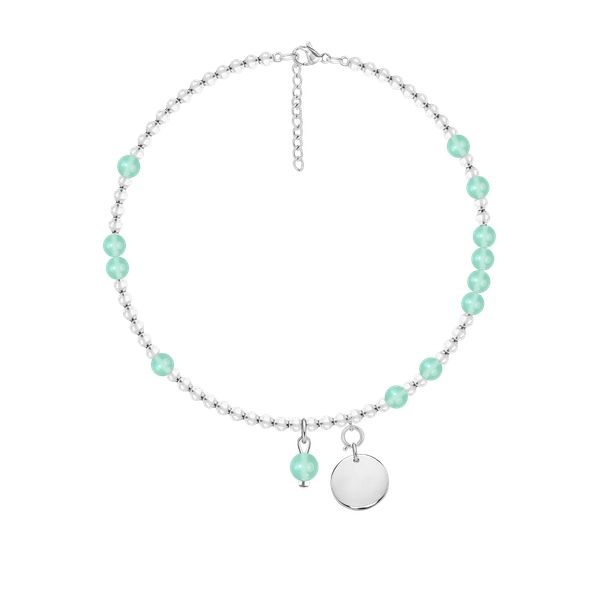 Bransoletka Planets z kamieniami i posrebrzanym medalikiem. Żółte bransoletki Lilou, posrebrzane. Za 288.00 zł.