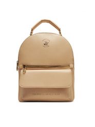 Beverly Hills Polo Club Plecak BHPC-H-001-07 Beżowy. Brązowe plecaki Beverly Hills Polo Club, bez wzorów, z materiału. Za 139.99 zł.