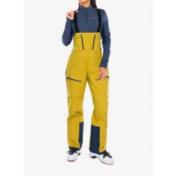 Spodnie narciarskie damskie La Sportiva Sender GTX Performance Bib Pants. Żółte spodnie narciarskie La Sportiva, bez wzorów, narciarskie. Za 1,688.39 zł.