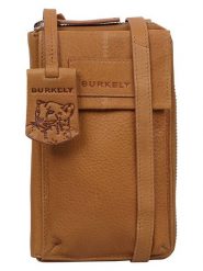 Burkely Skórzana torebka w kolorze jasnobrązowym na telefon - 11 x 18 x 4 cm rozmiar: onesize. Brązowe torby na ramię Burkely, bez wzorów, z materiału, przez ramię, bez dodatków. Za 228.92 zł.