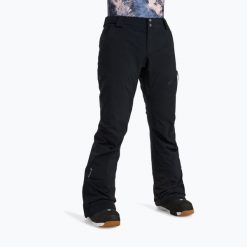 Spodnie snowboardowe damskie ROXY Gore-Tex Stretch Spridle. Czarne spodnie narciarskie Roxy, l, bez wzorów, z gore-texu, rowerowe, gore-tex. Za 894.15 zł.