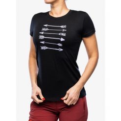 Koszulka merino damska Sensor Merino Active PT Tee S/S. Czarne koszulki sportowe Sensor, bez wzorów, bez ramiączek. Za 284.99 zł.