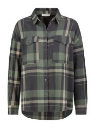 Stitch & Soul Koszula w kolorze zielono-antracytowym rozmiar: S. Czarne koszule Stitch & Soul, s, bez wzorów, z bawełny, bez kołnierzyka, bez ramiączek. Za 86.99 zł.