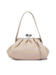 Weekend Max Mara Torebka Cubico 2625516124600 Brązowy. Brązowe torebki klasyczne Weekend Max Mara, bez wzorów, ze skóry, bez dodatków. Za 1,839.00 zł.