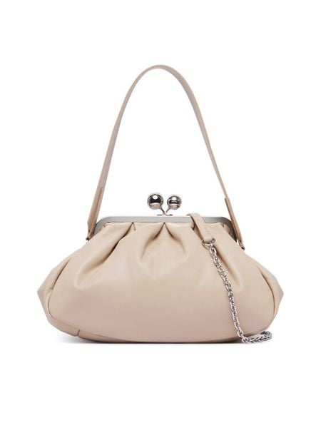 Weekend Max Mara Torebka Cubico 2625516124600 Brązowy. Brązowe torebki klasyczne Weekend Max Mara, bez wzorów, ze skóry, bez dodatków. Za 1,839.00 zł.