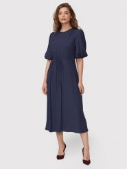 Ted Baker Sukienka koktajlowa Jullia 261800 Granatowy Regular Fit. Niebieskie sukienki Ted Baker, bez wzorów, z wiskozy, wizytowe, bez kołnierzyka, bez ramiączek. Za 1,059.00 zł.