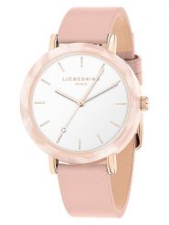 Liebeskind Zegarek kwarcowy w kolorze różowozłoto-jasnoróżowo-białym rozmiar: onesize. Różowe, analogowe zegarki Liebeskind, ze stali. Za 347.99 zł.