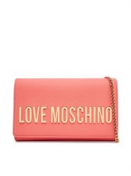 LOVE MOSCHINO Torebka JC4103PP1MKD0464 Koralowy. Pomarańczowe torebki klasyczne Love Moschino, bez wzorów, ze skóry, bez dodatków. Za 349.99 zł.