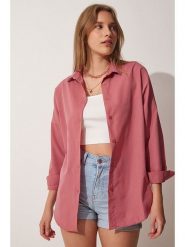 Happiness Istanbul Bluzka w kolorze jasnoróżowym rozmiar: 38. Różowe bluzki Happiness Istanbul, bez wzorów, bez kołnierzyka, bez ramiączek. Za 56.99 zł.