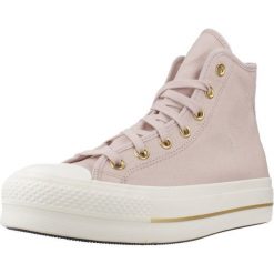 Tenisówki Converse Model Chuck Taylor All Star Lift Hi Flush Kolor Rose. Czerwone trampki Converse, bez wzorów, z tkaniny, bez zapięcia. Za 273.99 zł.