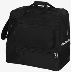 Torba sportowa Givova Revolution Big czarna. Czarne torby na ramię Givova, bez wzorów, z poliesteru, sportowe, na ramię, duże, bez dodatków. Za 162.99 zł.