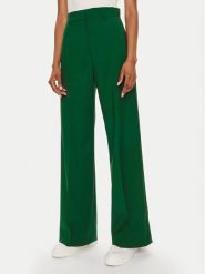 Weekend Max Mara Spodnie materiałowe Visivo 2425136041 Zielony Regular Fit. Zielone spodnie materiałowe Weekend Max Mara, bez wzorów, z materiału. Za 639.99 zł.