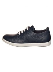 Ecco Skórzane sneakersy "Leisure" w kolorze granatowym rozmiar: 38. Niebieskie trampki ecco, bez wzorów, bez zapięcia. Za 205.83 zł.