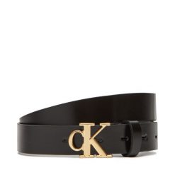 Pasek Damski Calvin Klein. Czarne paski Calvin Klein, bez wzorów. Za 219.99 zł.