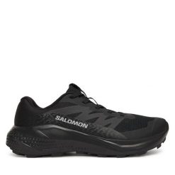 Buty do biegania Salomon. Czarne obuwie sportowe Salomon, bez zapięcia, do biegania. Za 439.99 zł.