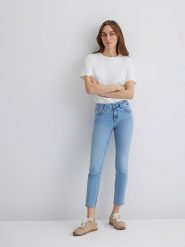 MAVI Dżinsy - Skinny fit - w kolorze błękitnym rozmiar: W28/L32. Niebieskie jeansy Mavi, l, bez wzorów. Za 144.95 zł.