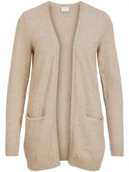 Vila Kardigan "Viril" w kolorze beżowym rozmiar: M. Brązowe kardigany Vila, m, bez wzorów. Za 123.45 zł.