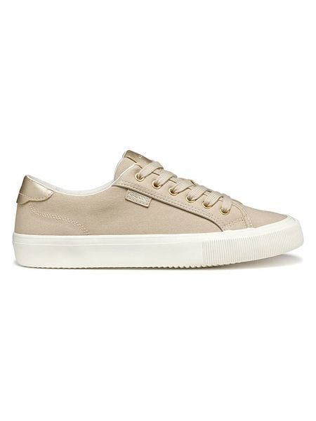 Geox Sneakersy "Emmeleny" w kolorze beżowym rozmiar: 36. Brązowe trampki Geox, bez wzorów, bez zapięcia. Za 204.95 zł.